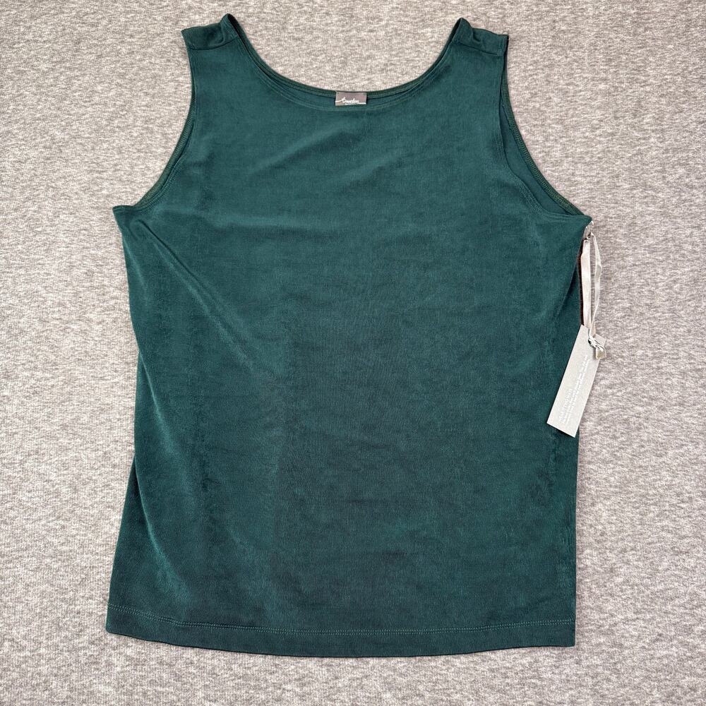 Chico’s NWT Traveler Tank Top Jade Green size 3 Women’s XL Jet Set Packable